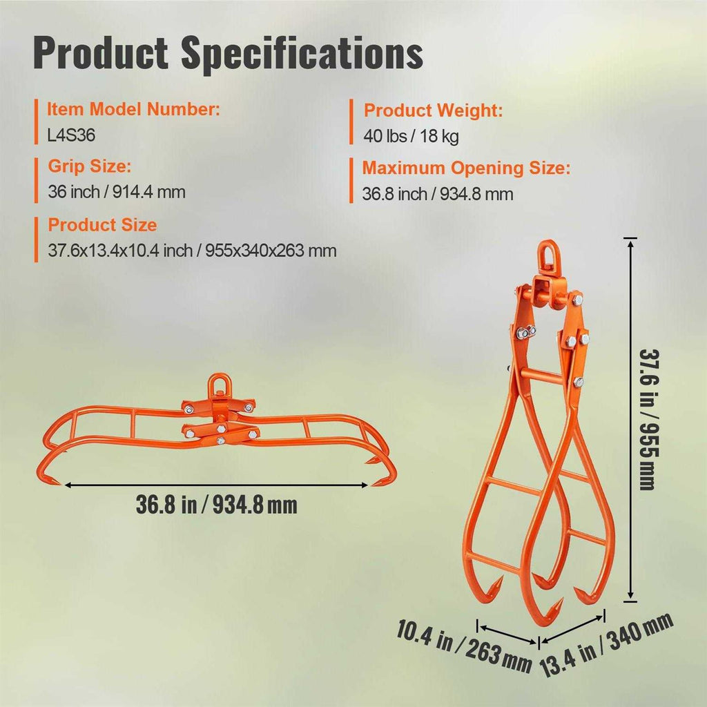 4 Claw Log Grapple N31106