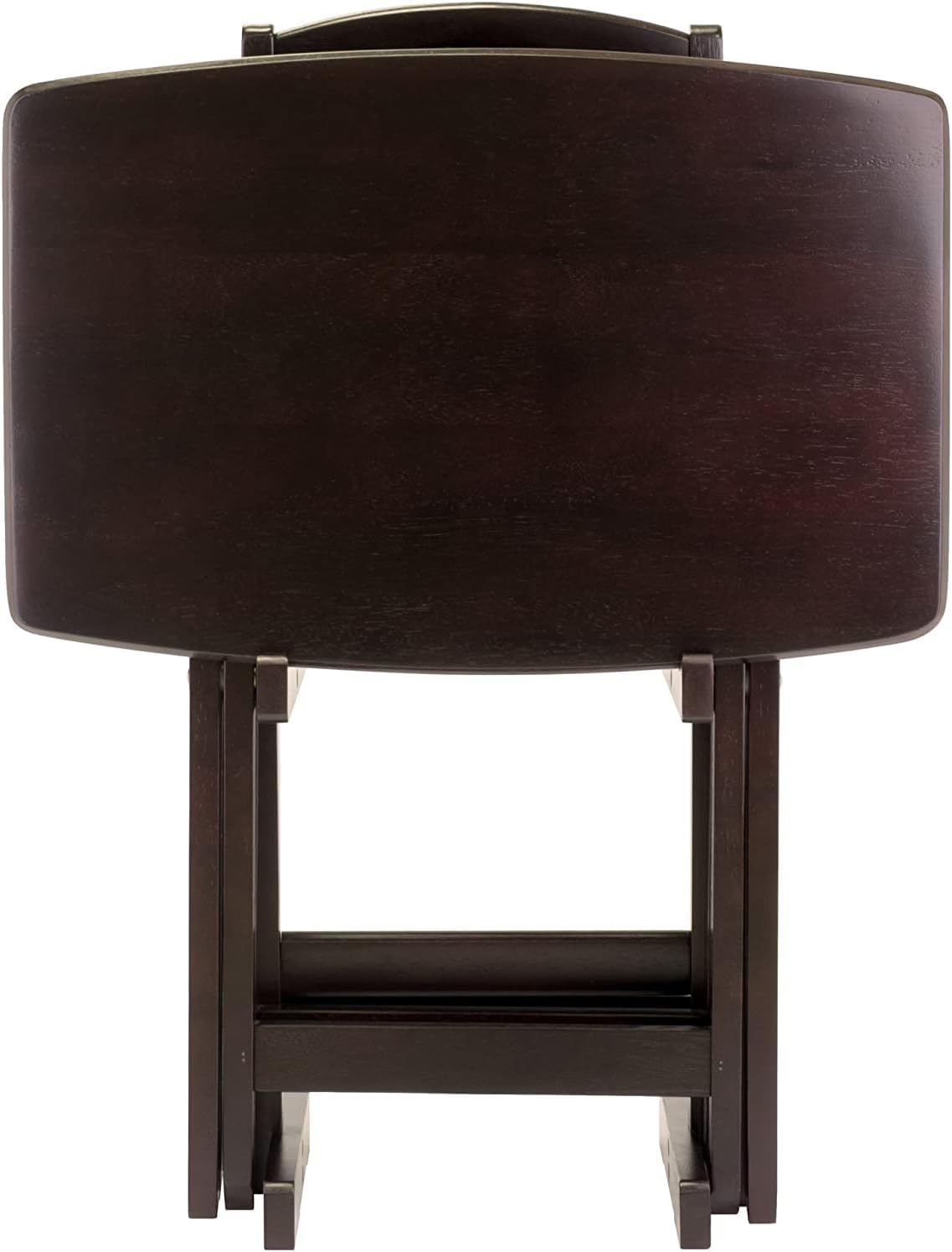 Espresso Folding Wooden Tray Table X848