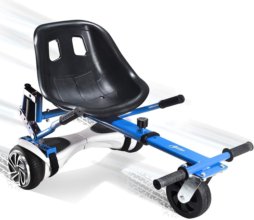 Black Hoverboard Seat Attachment with Off-Road Tire I750