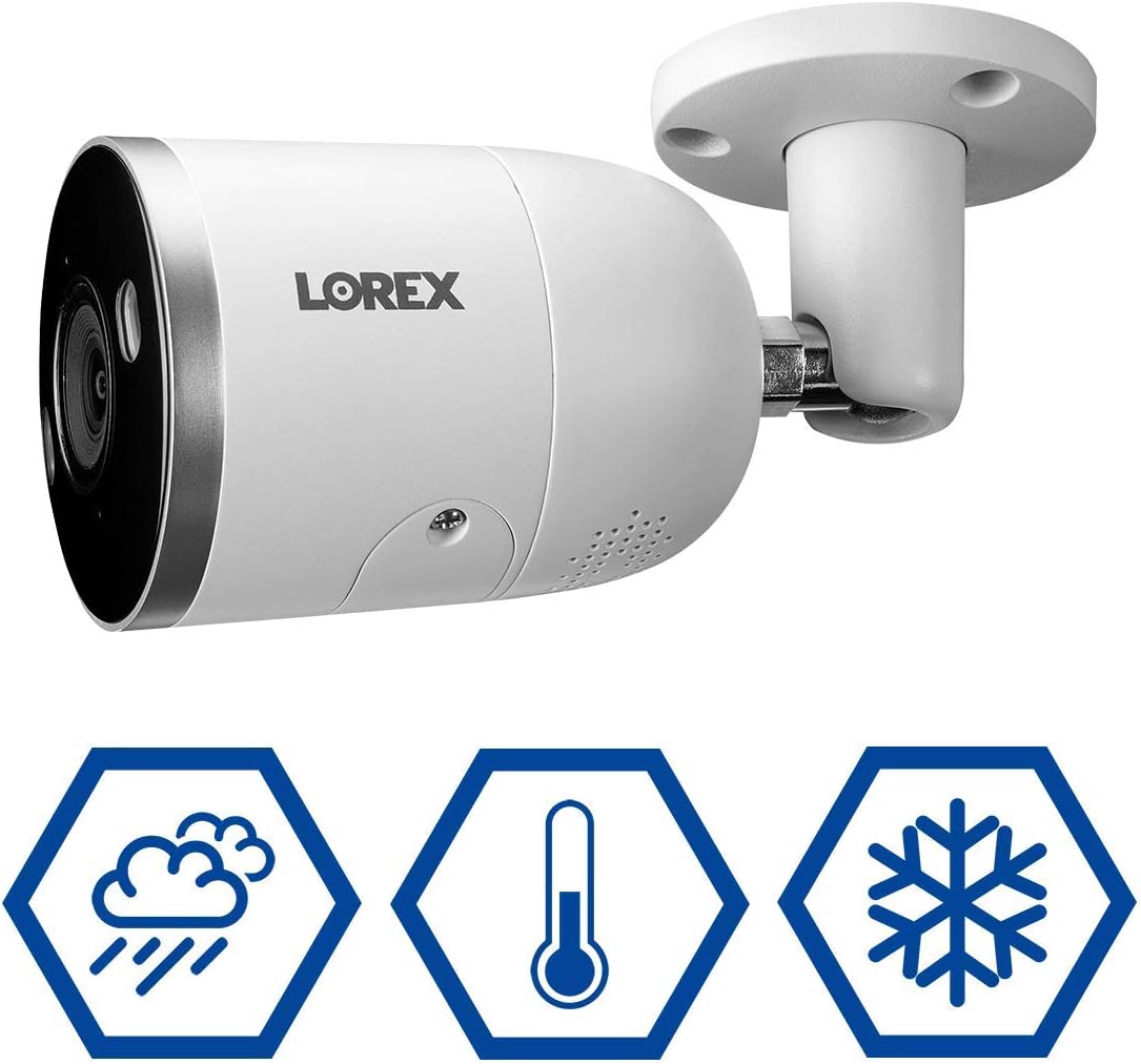 4K Security Camera System, 16-Channel 3TB NVR with 8 Indoor/Outdoor Wired IP POE Metal Cameras V7861
