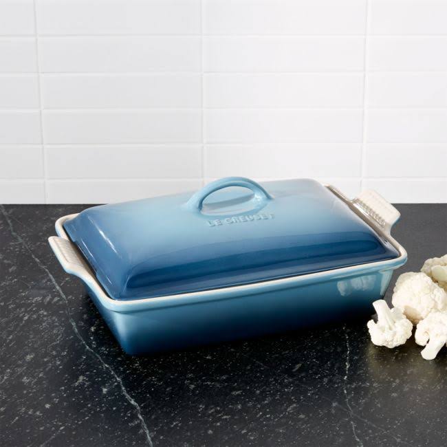 Heritage Stoneware Covered Rectangular Casserole, 4-Quart Z7009