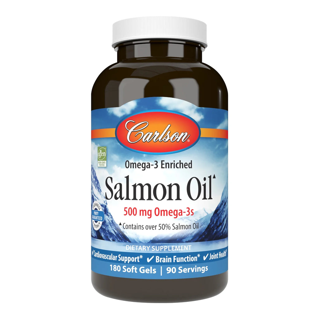Norwegian Salmon Oil 500 mg Omega-3s 180 Softgels U7321