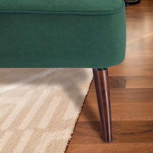 Velvet Gray Armless Accent Chair L47127