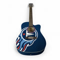 Navy Blue Acoustic Guitar with Case H1979