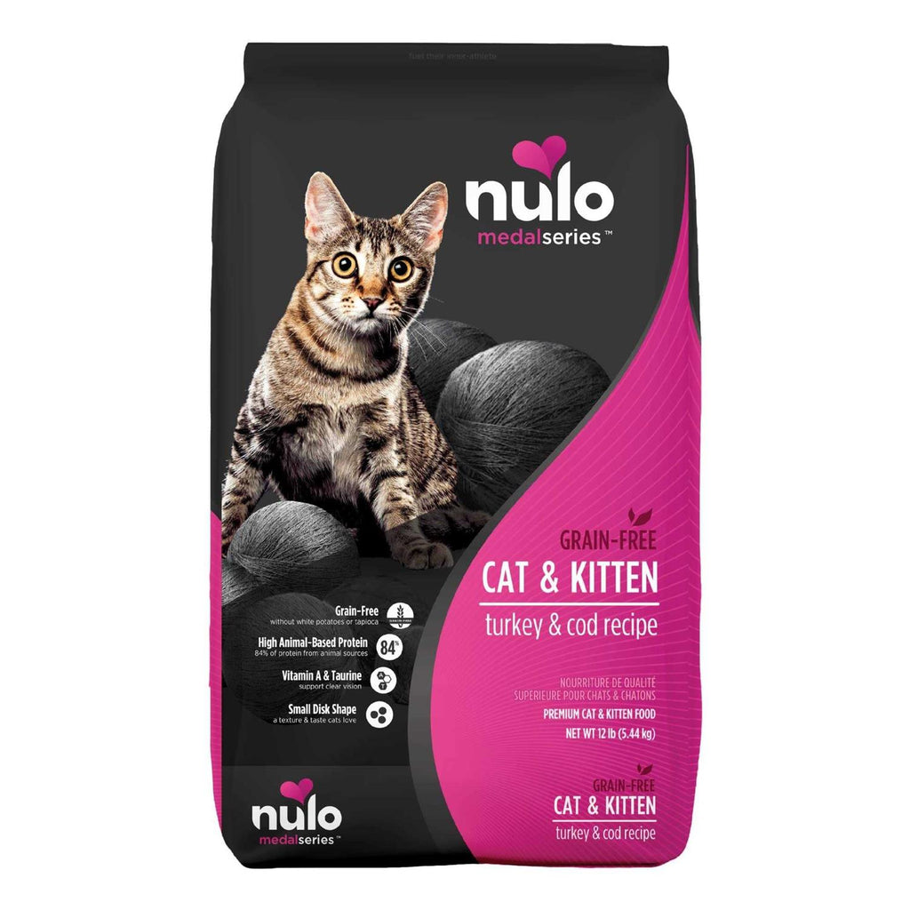 Grain-Free Turkey & Cod Dry Cat & Kitten Food Y898536