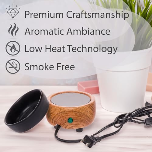 White Farmhouse Electric Wax Melt Warmer D204324