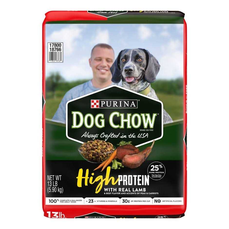 High Protein Dry Dog Food With Real Lamb & Beef Flavor D845