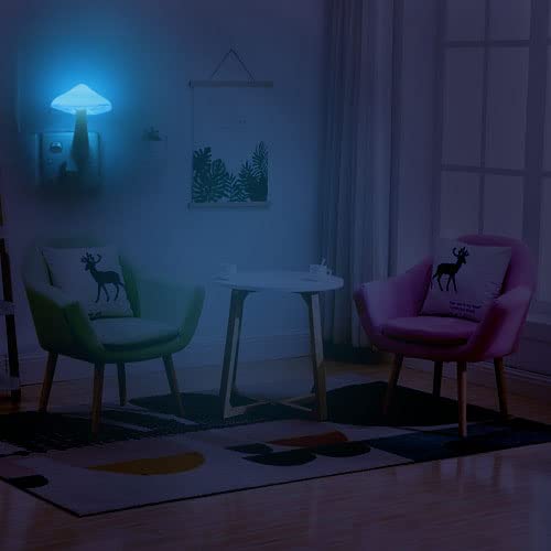 5Pack Sensor LED Night Light Plug in Mushroom Light G724