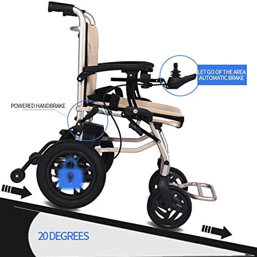 Lightweight Electric Power Wheelchair 380W Motor Portable Travel Wheel Chairs R72461