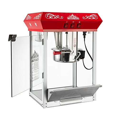 Black 8-Ounce Popcorn Machine L851