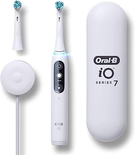Black Rechargeable Electric Toothbrush with 5 Cleaning Settings, 2 Replacement Heads, Travel Case H5656