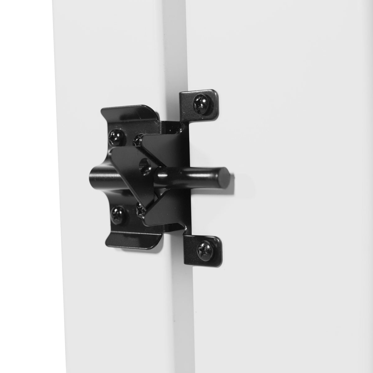 White Vinyl Picket Fence Gate D728729