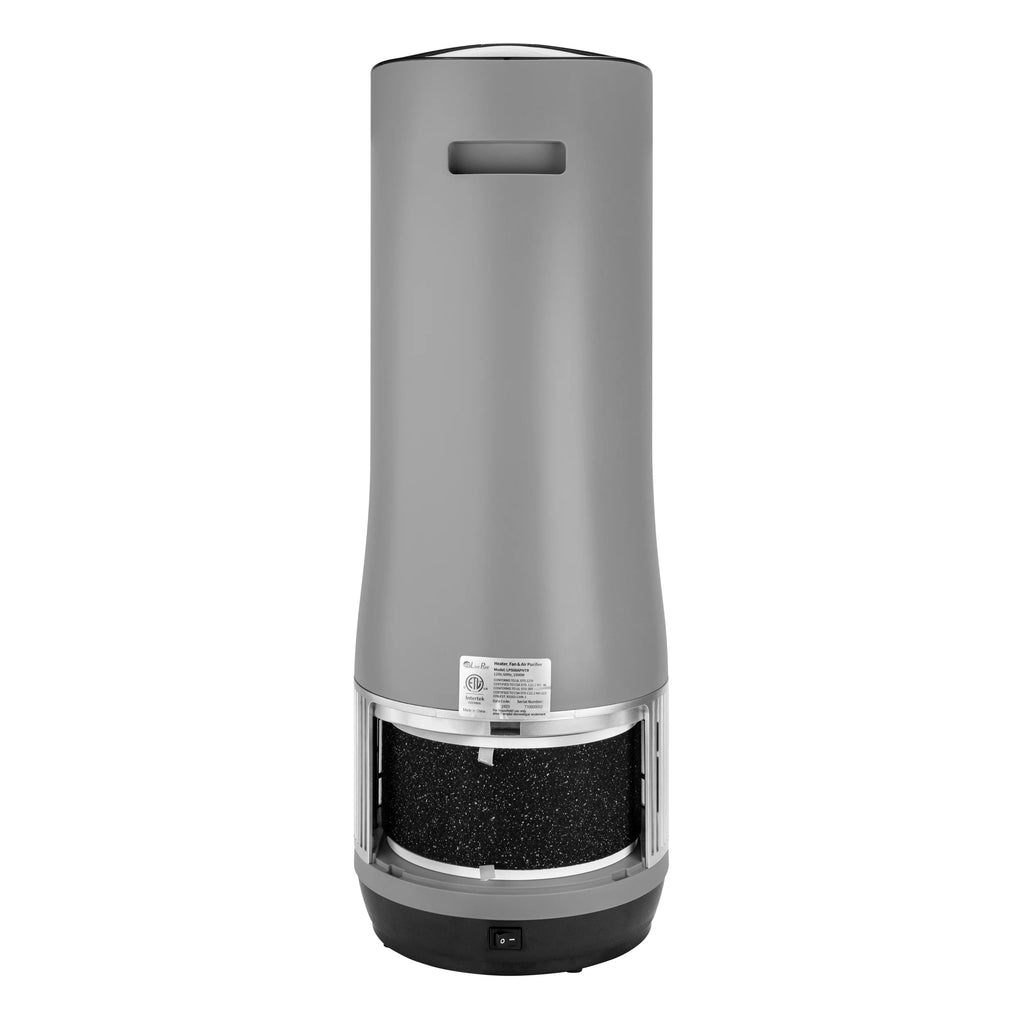 Gray 2 in 1 Air Purifier & Heater with HEPA Filtration V288