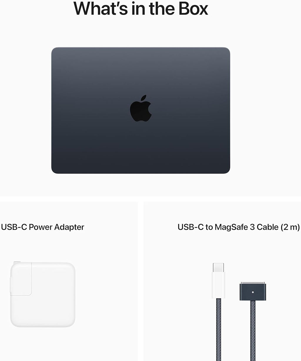 MacBook Air 13-inch with Apple M2 Chip 8-Core CPU 24GB RAM 1TB Storage Midnight L970746