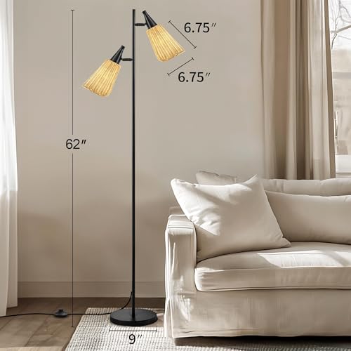 Gold Floor Lamp with Foot Switch Standing Lamp I842