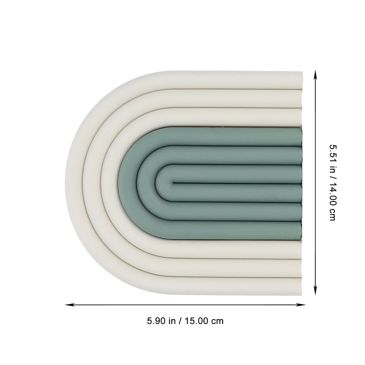 4 Pcs Anti-slip Kitchen Pot Pads Green B49931