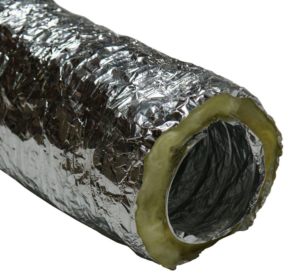 HVAC Insulated-Flex Ducting Ventilation Duct Hose, 10-Inch by 25-Feet Y858023