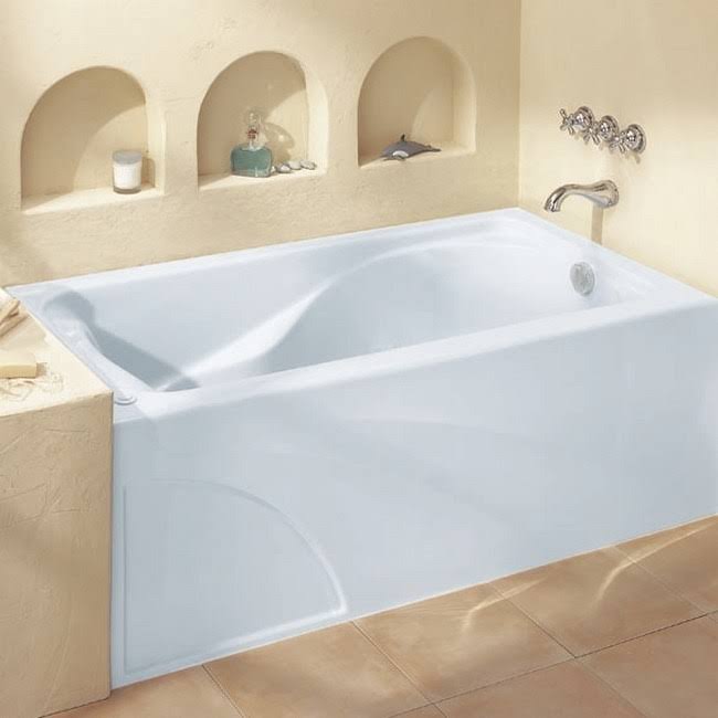 White Soaking Bathtub X8767