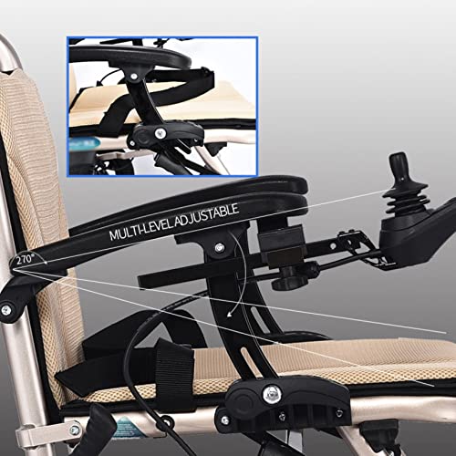 Lightweight Electric Power Wheelchair 380W Motor Portable Travel Wheel Chairs R72461