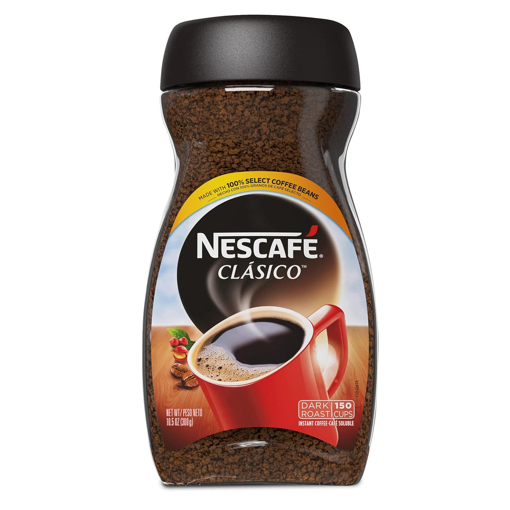 Dark Roast Instant Coffee 10.5 oz Jar Pack of 2 V157967