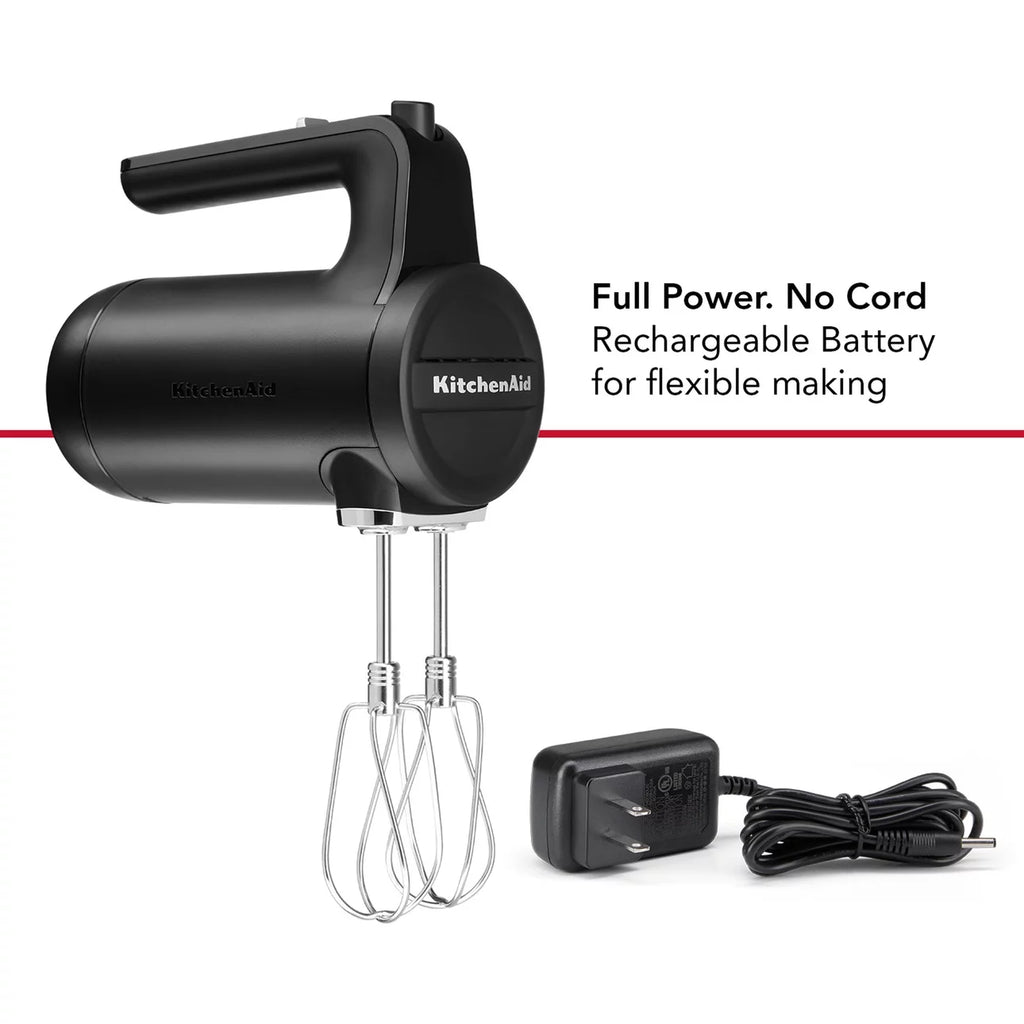 Black Matte Cordless Hand Mixer C98586