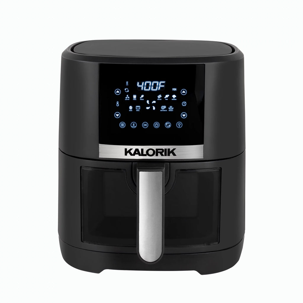 5 Quart Digital Air Fryer with Viewing Window, Black A843881