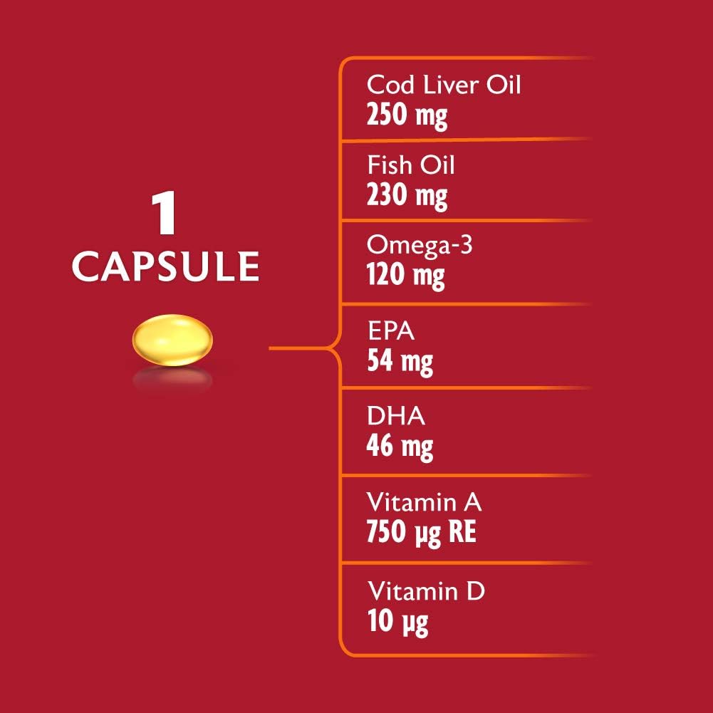 Cod Liver Oil 60 Capsules X56294
