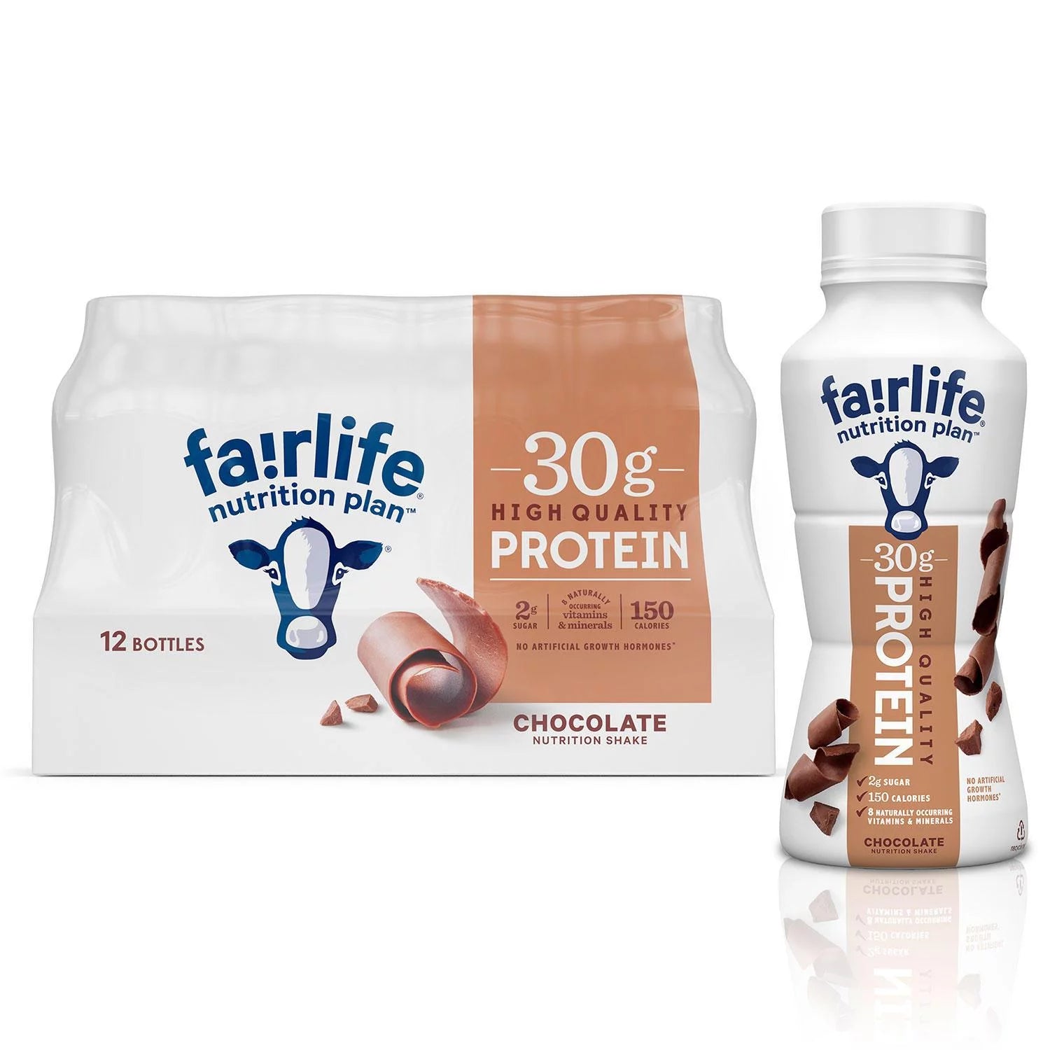 12 Pack 11.5 fl oz Chocolate Protein Shake Z542