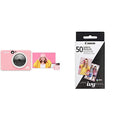 Turquoise Instant Camera Printer with Zink 20 sheet photo paper pack T1135