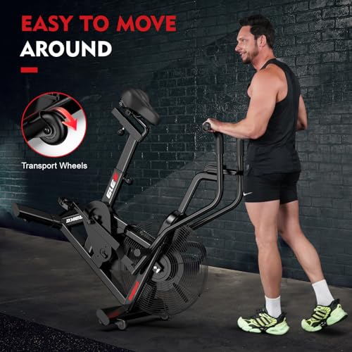 Exercise Bike with Air Resistance Bluetooth Fan Bike A517