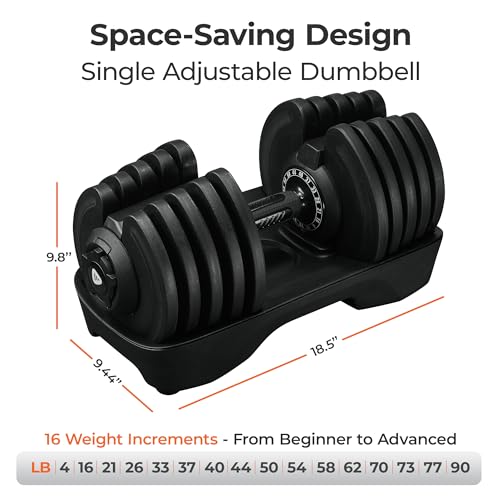 Adjustable Dumbbells 15Lb 25Lb 43Lb 55Lb 90Lb 6in1 U3870