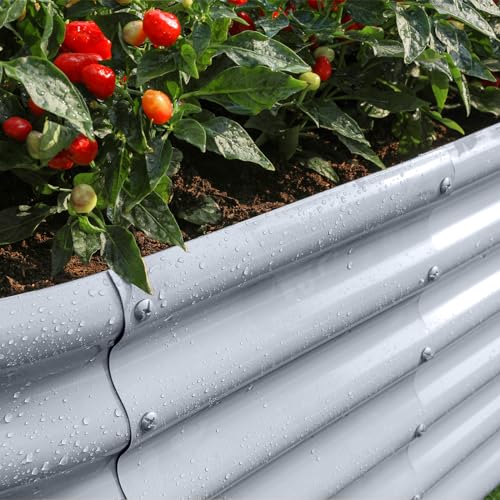 Galvanized Raised Garden Bed Kit F679492