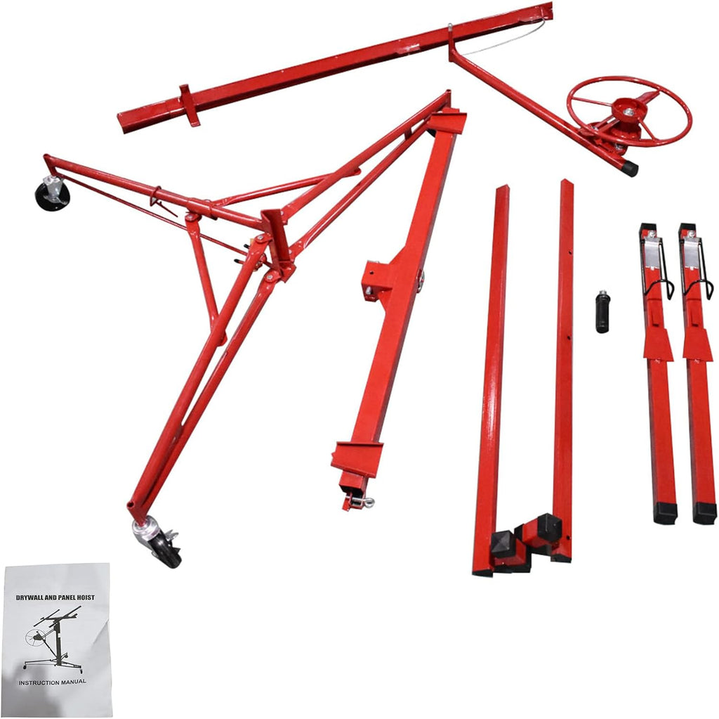 16FT Drywall Lift Rolling Panel Hoist Jack Lifter I318186