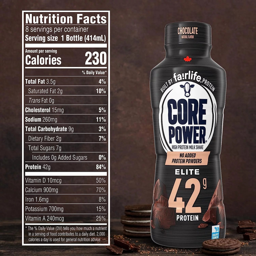 Chocolate Strawberry Vanilla High Protein Shakes 26 Grams 14 Oz. 6 pack P801019