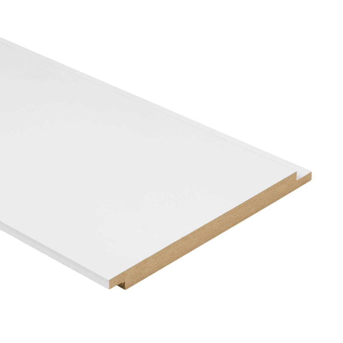 Painted White MDF Shiplap Wall Plank C631333