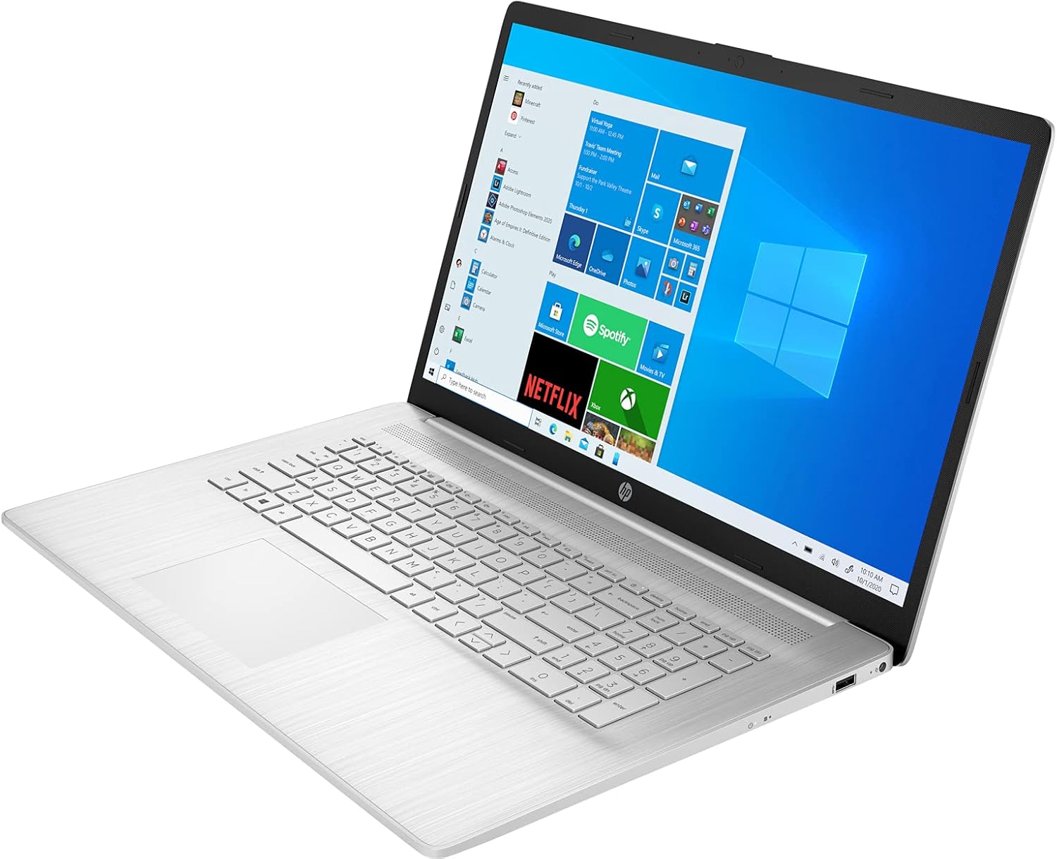 17.3" HD Touchscreen Laptop, AMD Ryzen 5 5500U, 16GB RAM, 128GB PCIe SSD + 1TB HDD, AMD Radeon, Win 10 H F6911