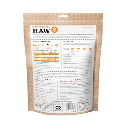 Dehydrated Freeze Dried Raw Dog Food Beef Grain Free 1lb Bag E14340