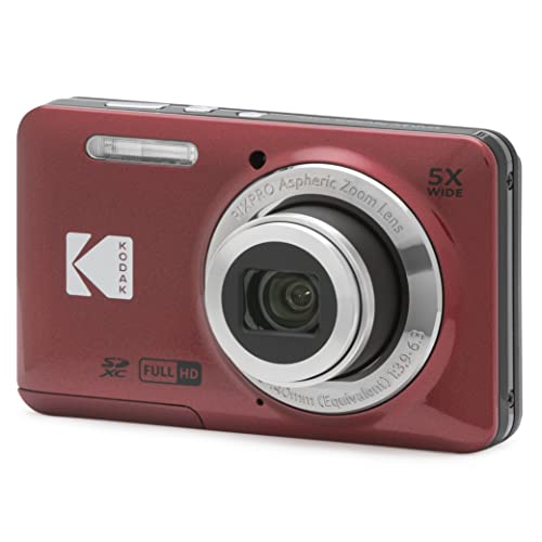 16MP Digital Camera 5X Optical Zoom 28mm Wide Angle 1080P Full HD Video 2.7" LCD (Blue) O299419