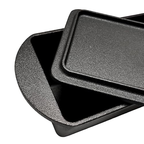 Rectangular Cast Iron Bread Loaf Pan with Lid C67420