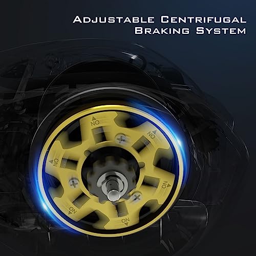 Low Profile Baitcasting Fishing Reel, Graphite Frame, 35 lbs. Drag B15310