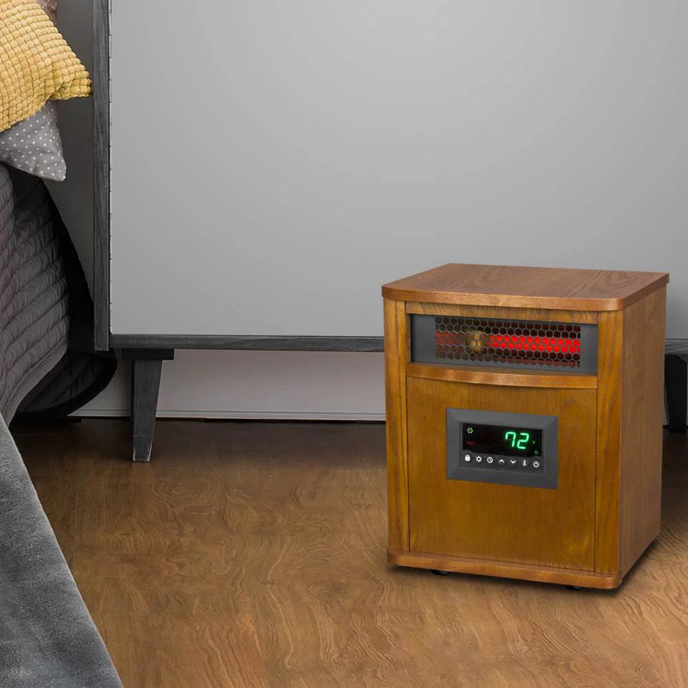 1500W Electric Infrared Quartz Indoor Space Heater (2 Pack) K410