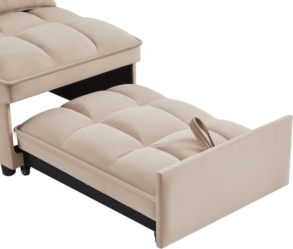 Gray Folding Single Sofa Bed C1156