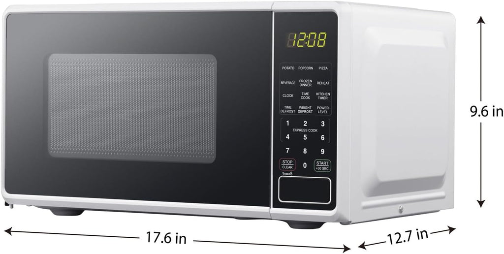 0.7 cu. ft. 700 Watts Countertop Microwave Oven with Safety Lock D761540