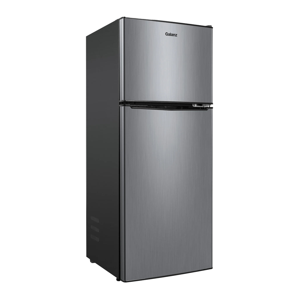 Stainless Steel Two Door Mini Refrigerator with Freezer S955