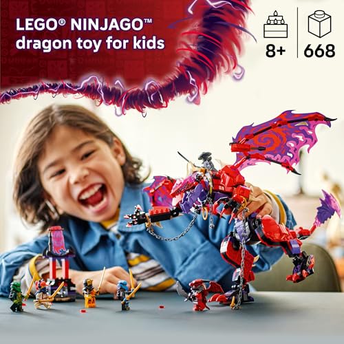 Thunderfang Dragon of Chaos Building Toy with 6 Minifigures and Poseable Dragon Figure B12017