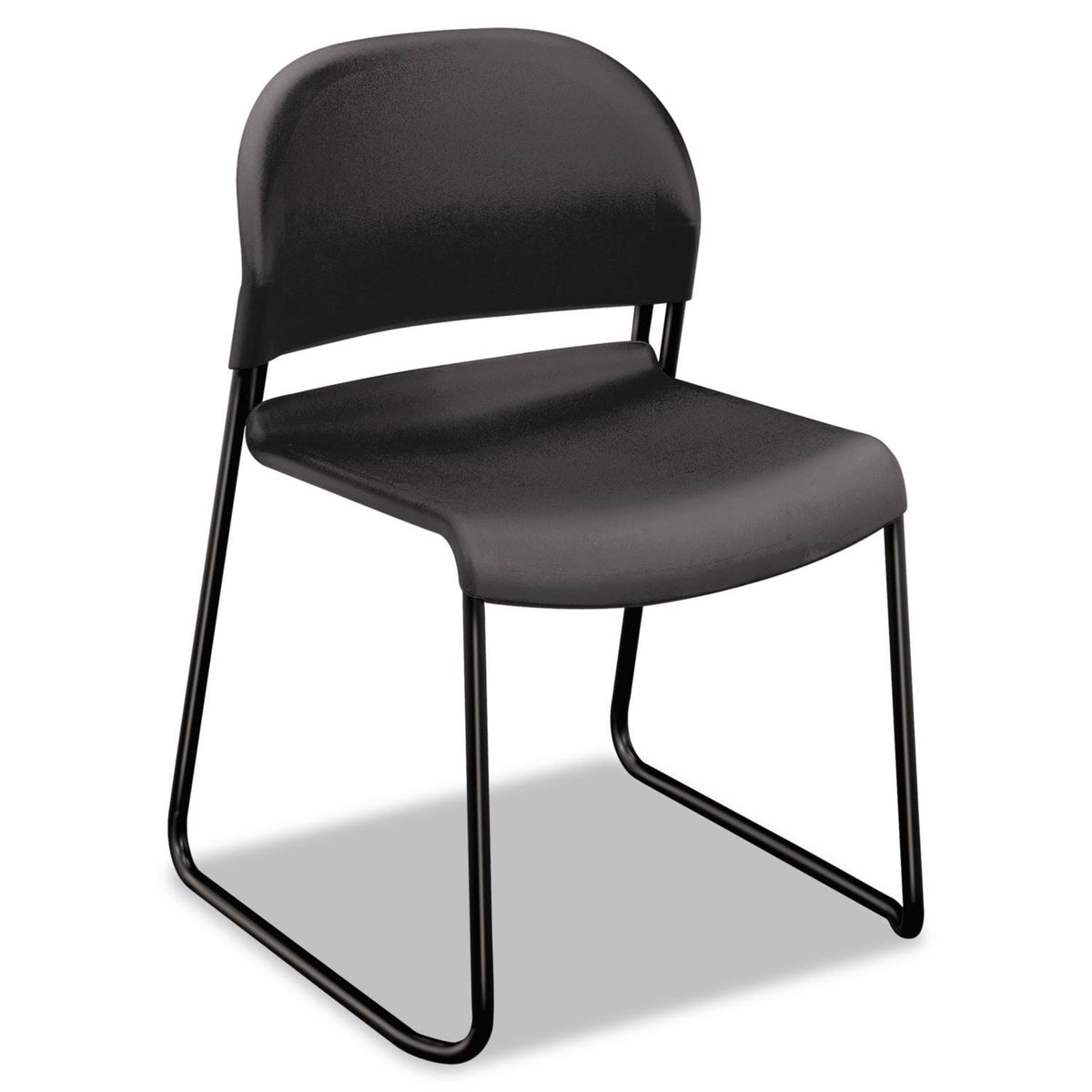 Charcoal Chair with Black Finish Legs, 4/Carton O347481