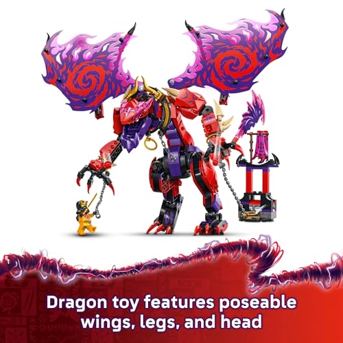 Thunderfang Dragon of Chaos Building Toy with 6 Minifigures and Poseable Dragon Figure B12017