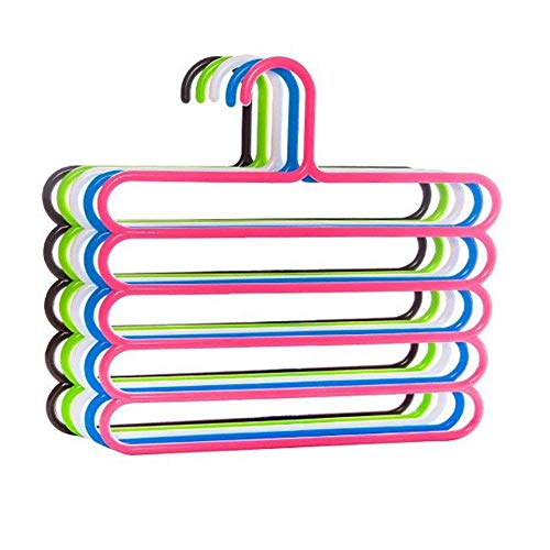 5-in-1 Plastic Hanger Clothes Organiser (Pack of 3) Y511067