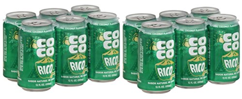 Coconut Soda (Pack of 6), 12 Fl Oz Can V3128