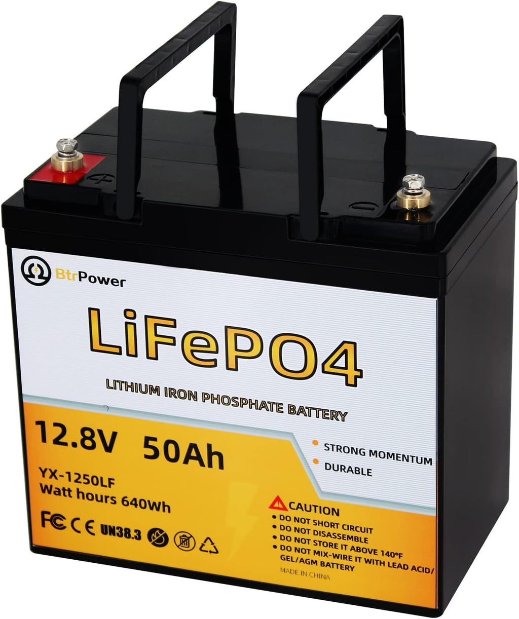 12V 200Ah Deep Cycle LiFePO4 Battery with Built-in 100AH BMS P9005